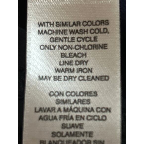 Chico’s Fabulously Slimming Pants Navy Blue Size 6 Short Ponte Knit Slim NWT - Picture 9 of 9